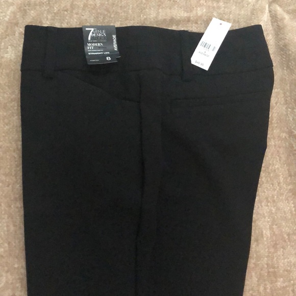 Modern Fit, Straight Leg Pant - 7th Avenue Design - Picture 3 of 6